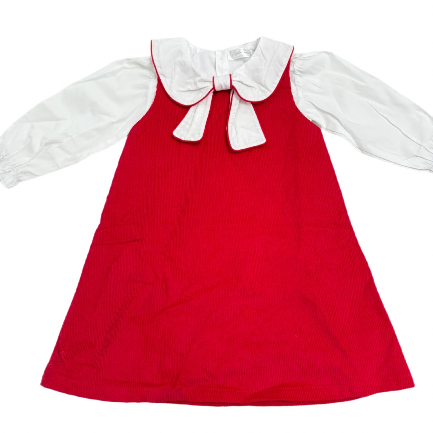 Red Corduroy Dress