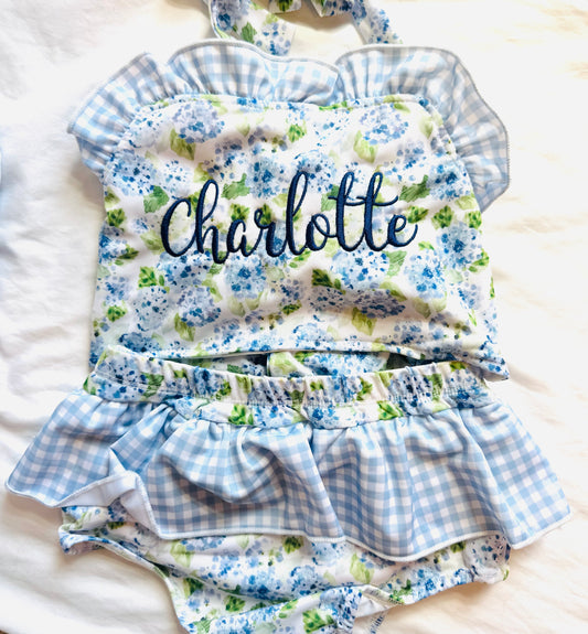 Gingham Floral 2 Piece