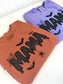 Halloween Mama Shirt | Personalized Embroidered Mama Halloween Comfort Color Tee | Spooky Mama Shirt | Mama & Mini Matching