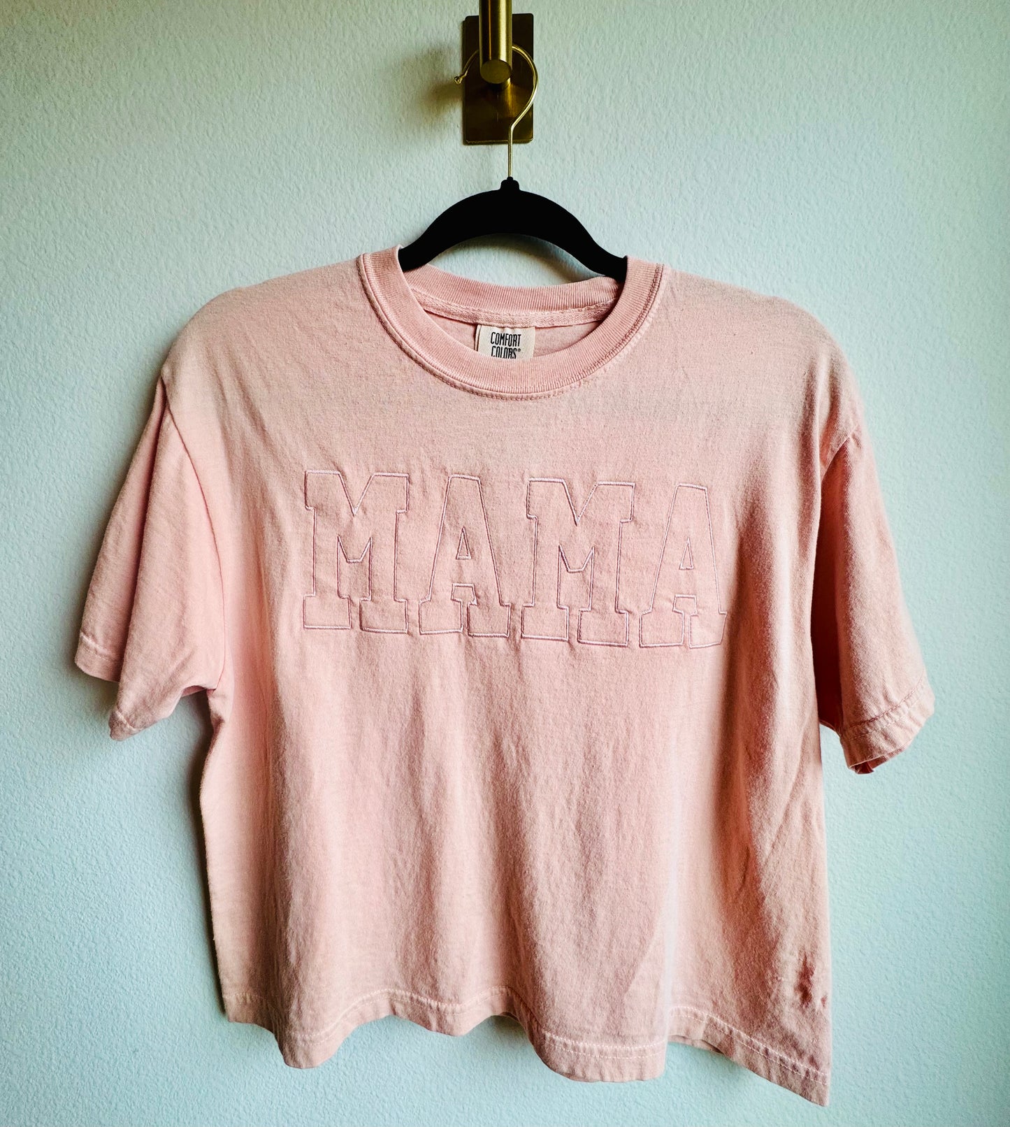 MAMA Comfort Colors Cropped Tee
