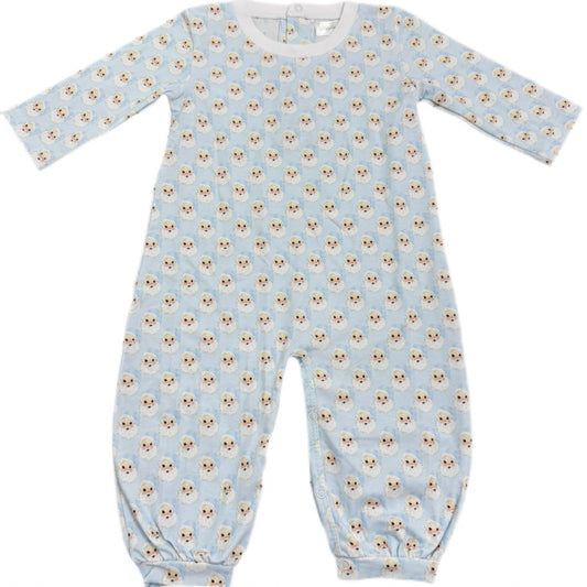 Blue Santa Romper